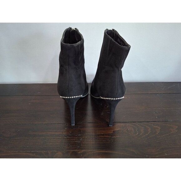 Bar III Black Women's Briget Front-Zip Booties/NWOB, Sz. 10M - Picture 6 of 10